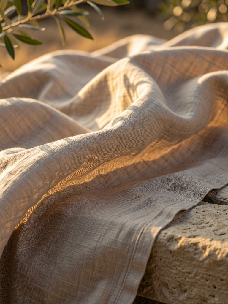 Texture di lino naturale
